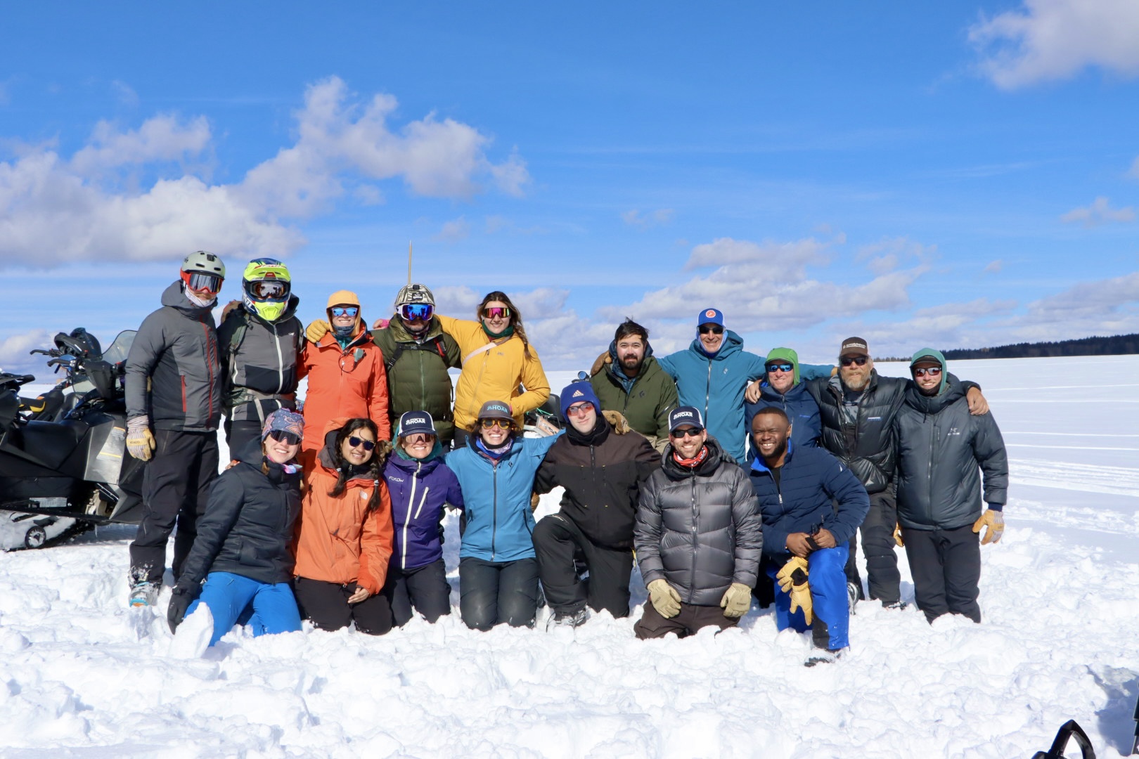 SNOWWI field campaign team at Grand Mesa, Colorado