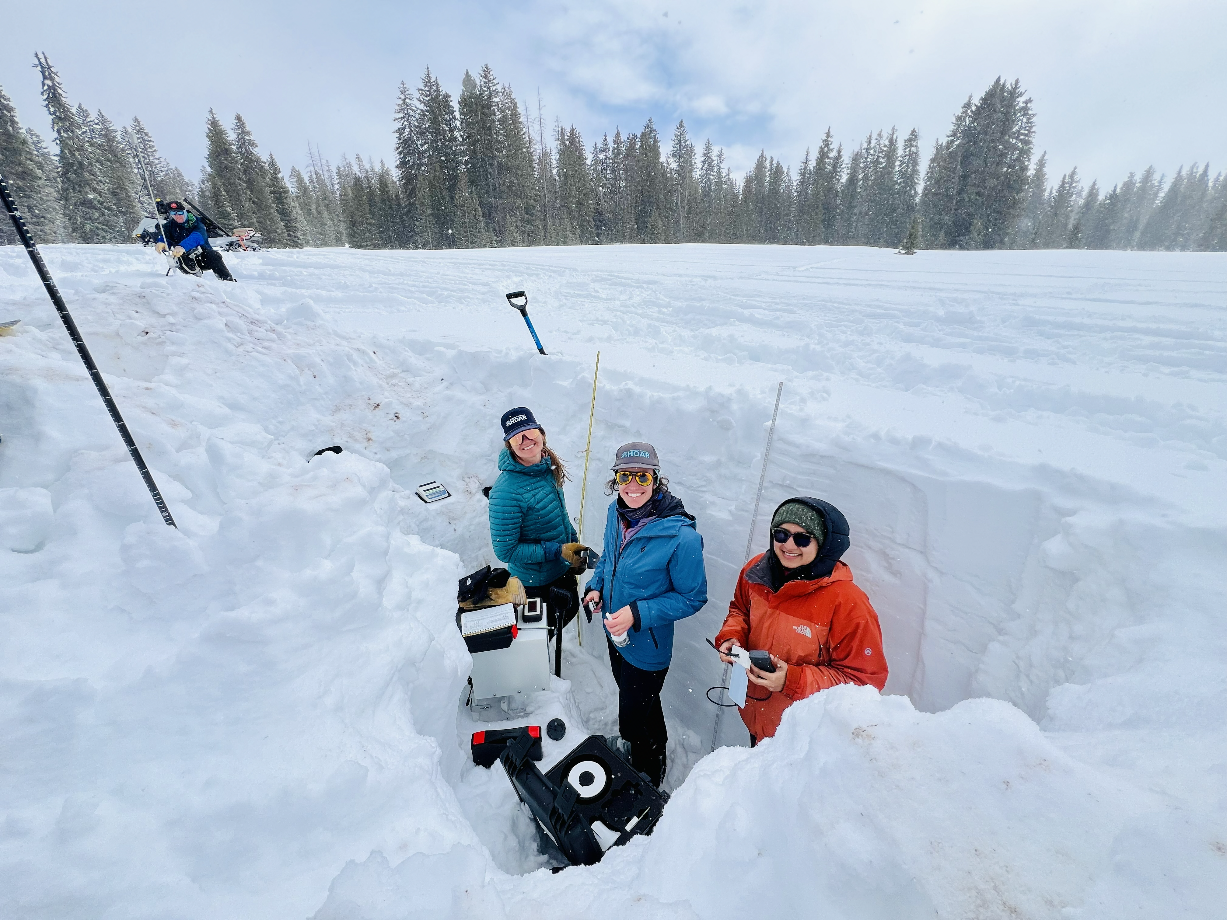 Snow pit measurements using a WISe liquid water content sensor in Grand Mesa, CO