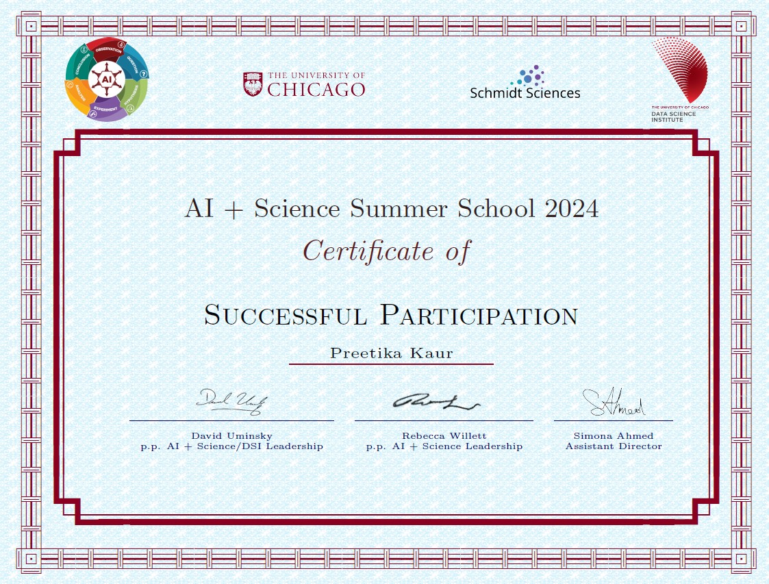 AI+Science Summer School